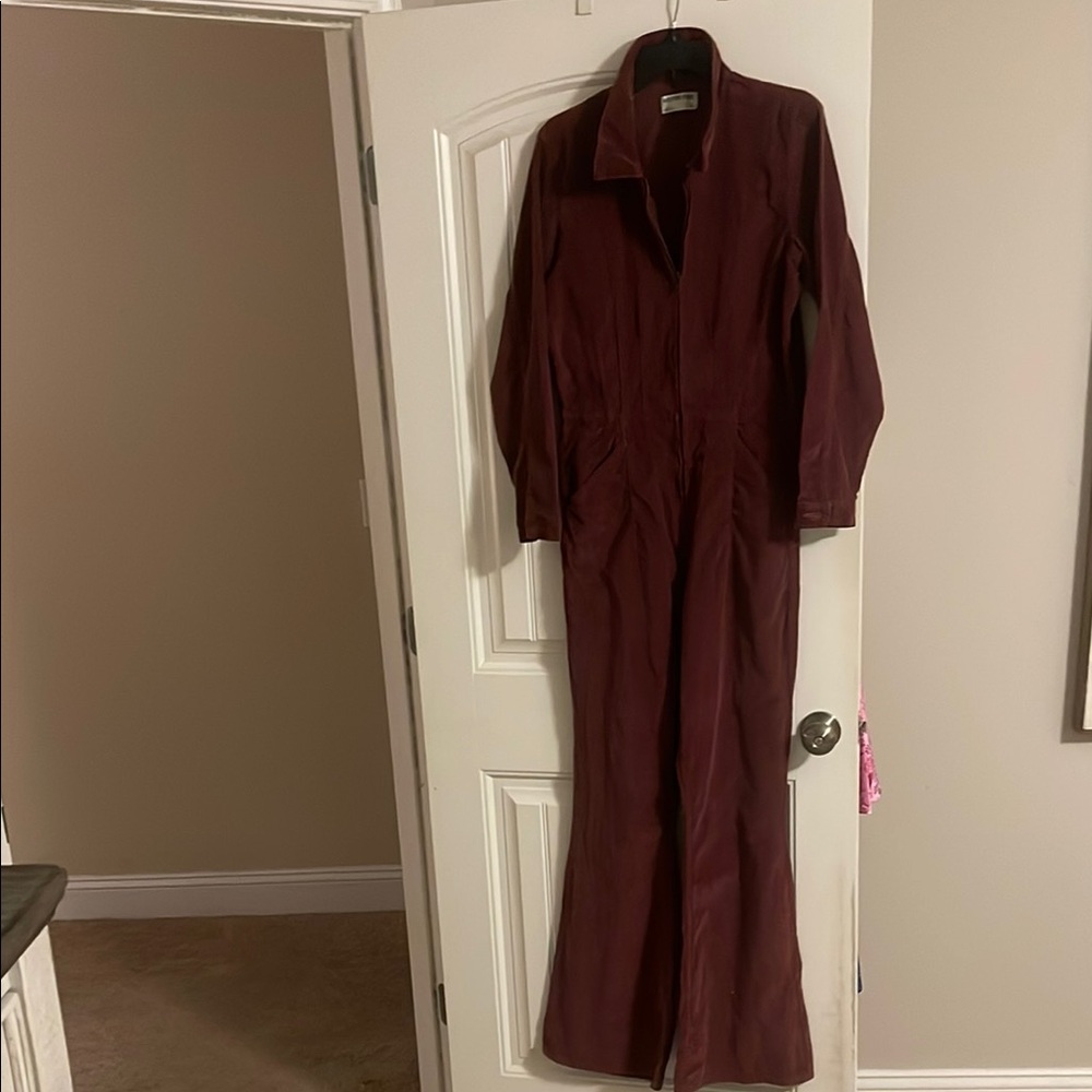 Free People Jayde Cord Flare Jumpsuit NWOT